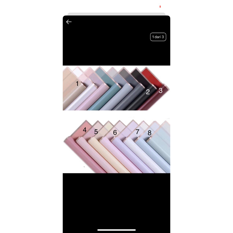 

Cellophane paper / kerta buket / Plastik buket
