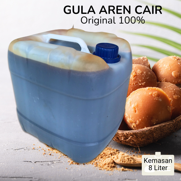 

Gula Aren Cair Murni 8 Liter Premium Kental Gula Aren Murni Tanpa Campuran Gula Cair 8 Liter