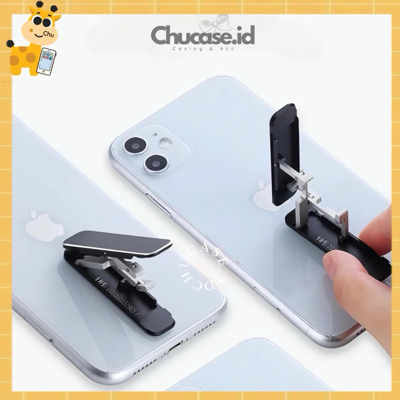 Holder Handphone Klip Tempel Dudukan Stand Penyangga Hp
