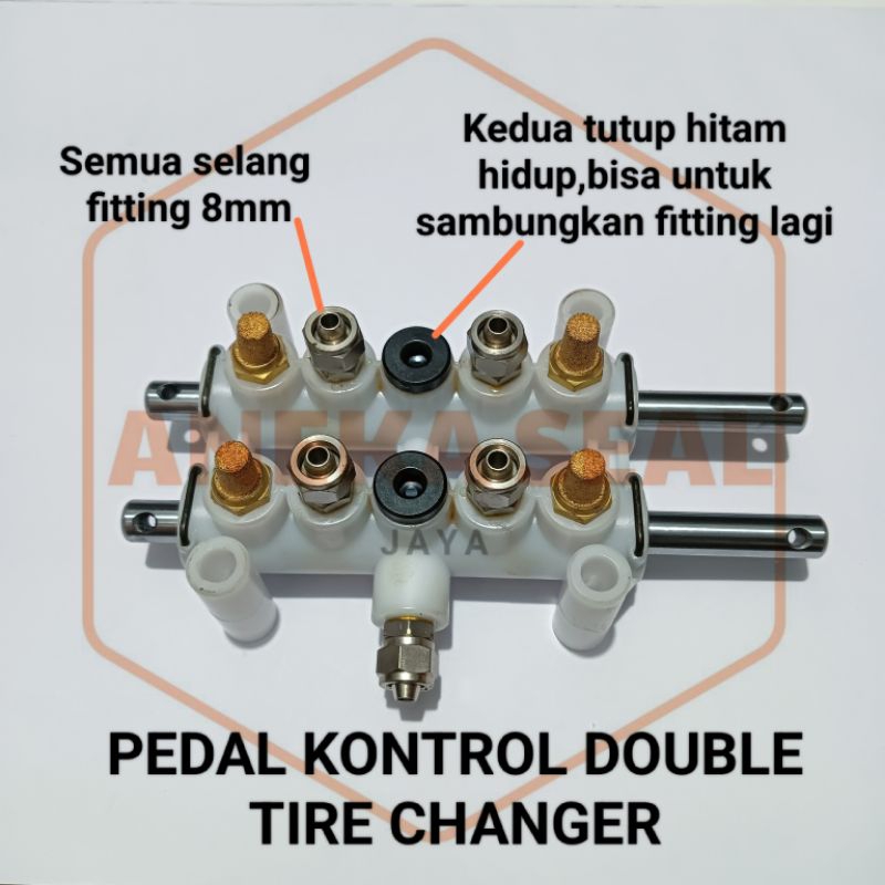 PEDAL CONTROL ANGIN DOUBLE TIRE CHANGER/SPAREPART MESIN BONGKAR PASANG BAN