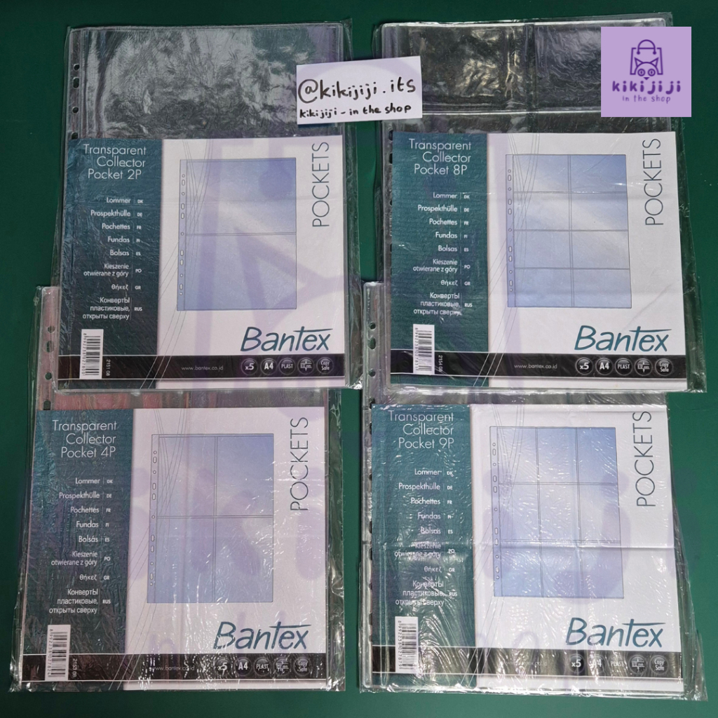 

ready stock KPOP POCKET PAGE / collector sleeve A4 - 9p 8p 4p 2p 1p - clear transparent bening transparan PC Photocard MPC Postcard Letter Mini Poster Polaroid Board Game Pokemon Basket MTG TCG - 2158 2154 2153 2151 08, 5020 - Bantex & Bambi