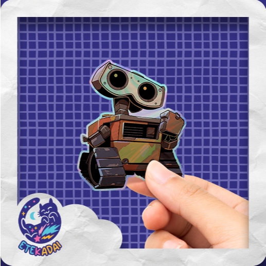 

Stiker Hologram Wall E Movie