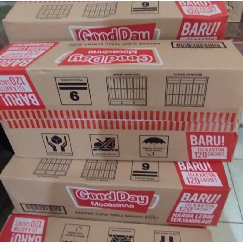 

Kopi Gooday Mocacinno Merah 1 Dus isi 120 Pcs