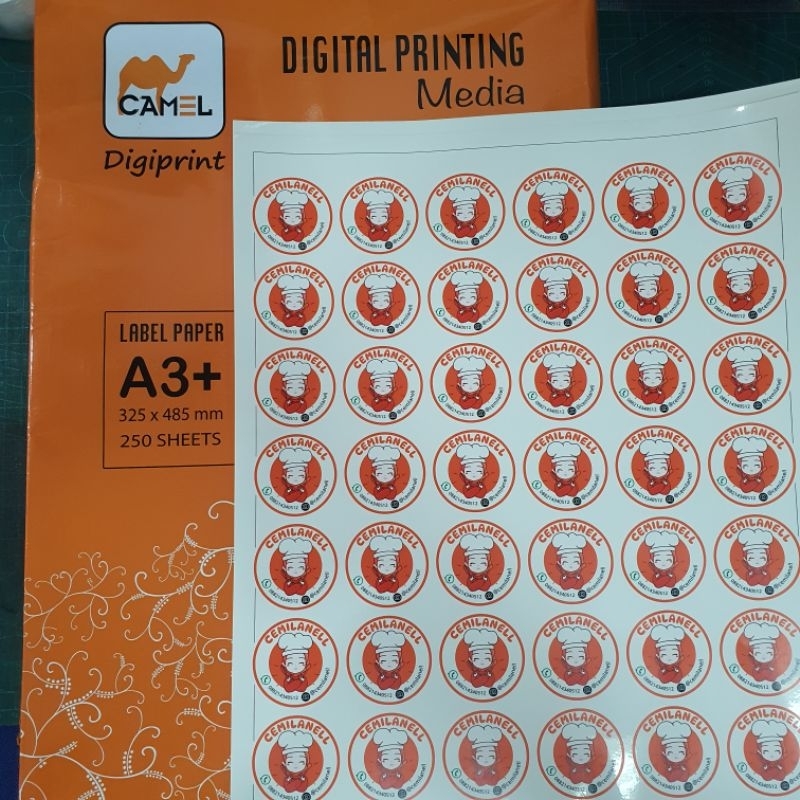Stiker Label Bontak | Stiker Kromo | Stiker Kertas Glossy A3+ Tinta Artpaper | Bahan Sticker Kertas 