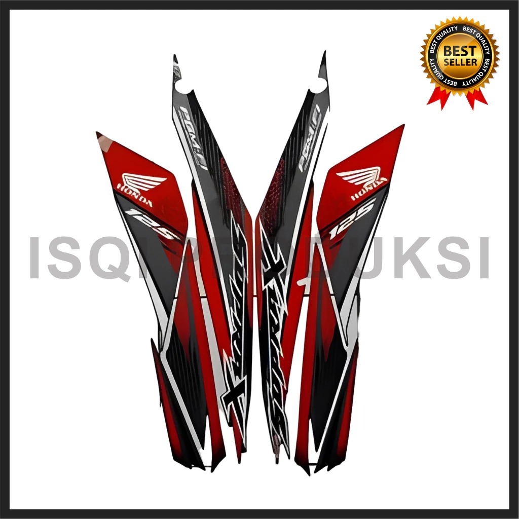 STIKER STRIPING STANDAR SUPRA X 125 FI 2019- LIS STIKER SUPRA X 125 2019 Termurah&Terlaris