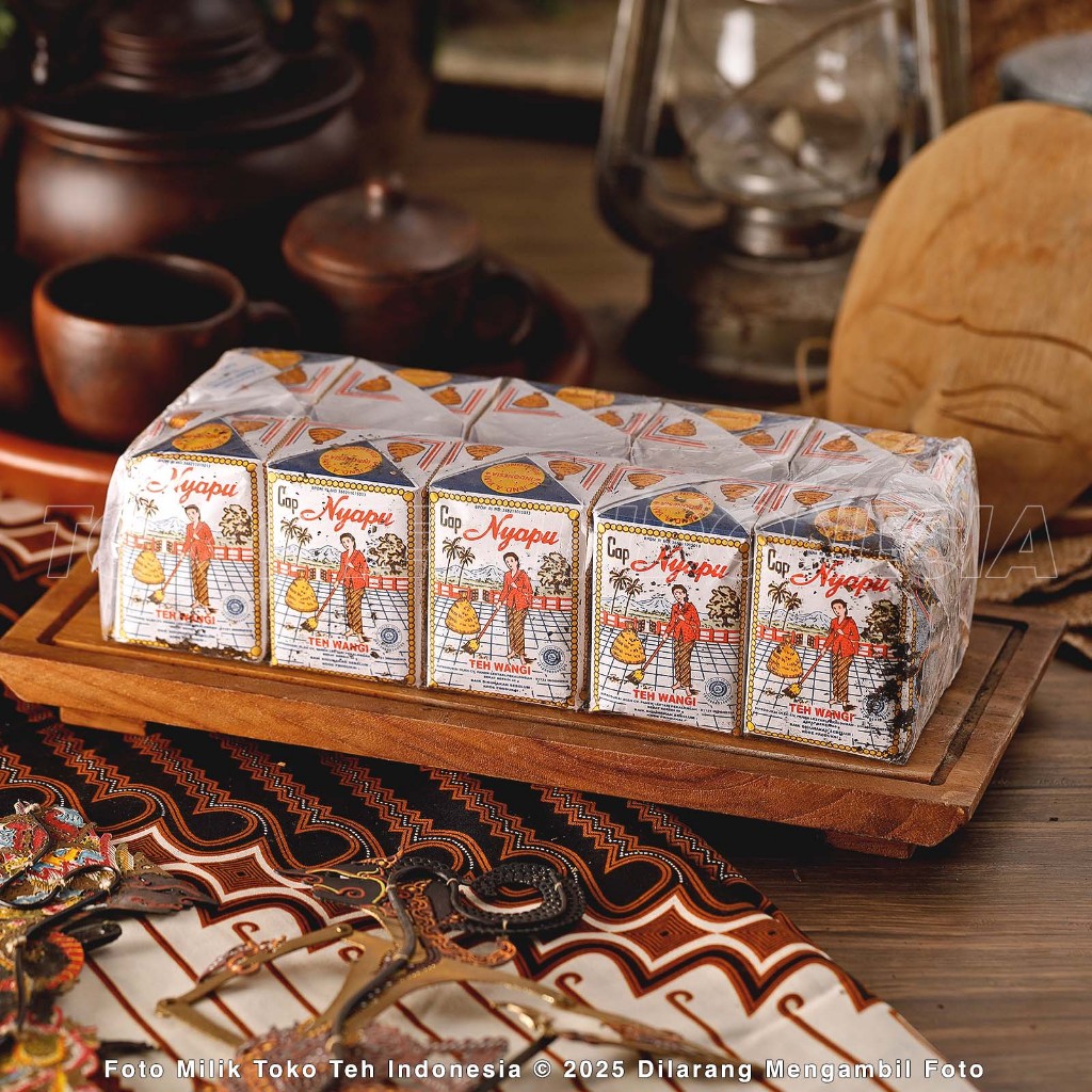 

Teh Solo - Teh CAP NYAPU 1 Bal (1pcs x 10) Teh Tubruk Asli Indonesia Teh Hijau Melati Green Tea Indonesian Heritage Javanese Tea