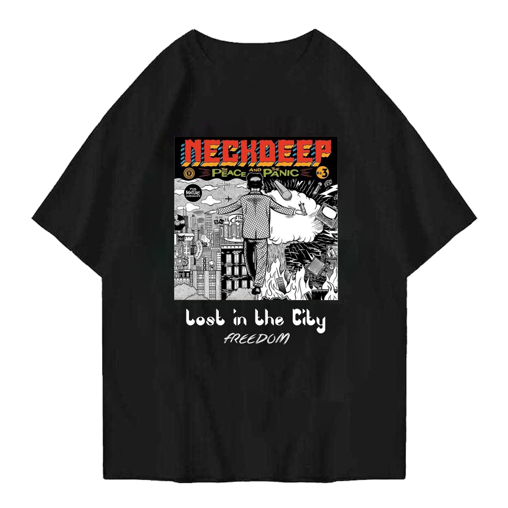 WENZ T-shirt neck deep - kaos unisex