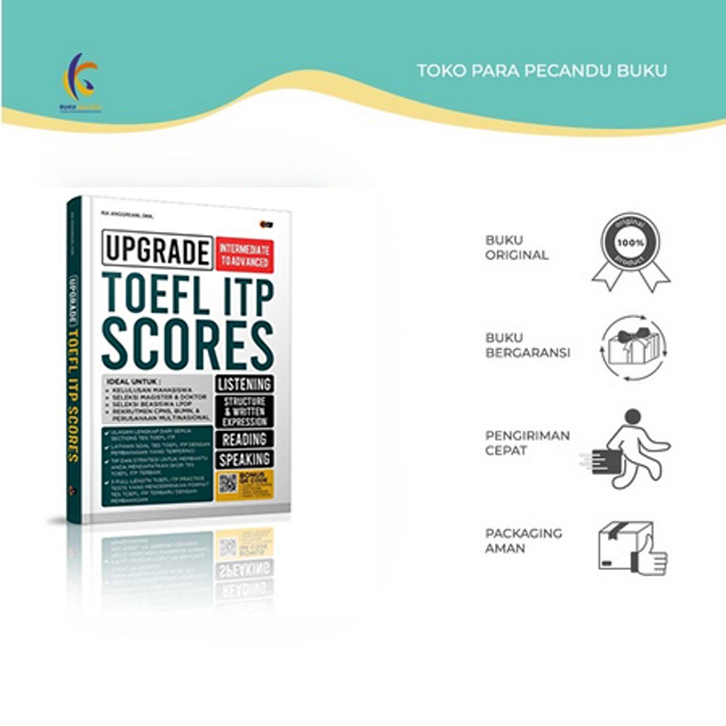 Buku Referensi - UPGRADE TOEFL ITP SCORES - Ria Anggraeni - Cmedia - Bumifiksi