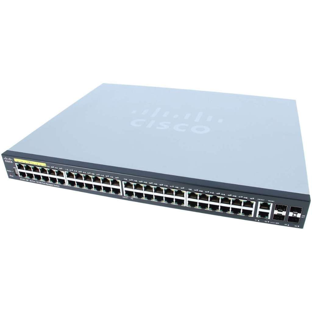 Cisco SF350-48P-K9-EU 48-port 10/100 POE Managed Switch