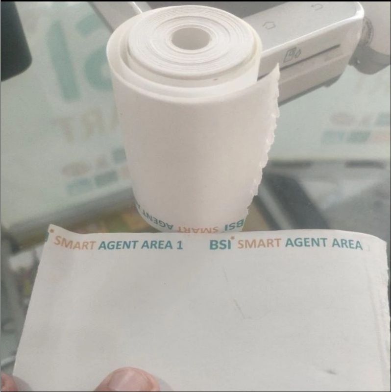 

kertas struk logo BSI agen 58x31
