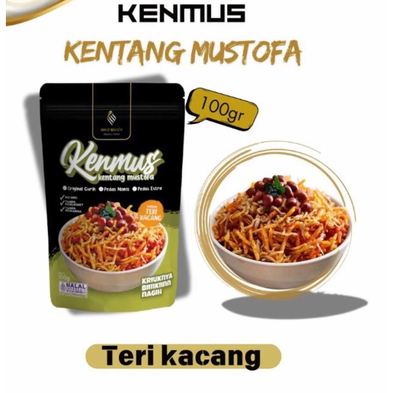 

TERI KACANG Kentang Musofa merk MNZ rasa Original dan Pedas manis