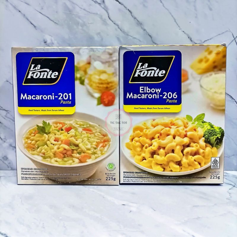 

La fonte Macaroni 201/La fonte elbow macaroni 206 225gr