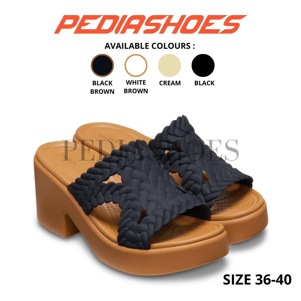CROCS BROOKLYN WOVEN/SANDAL CROCS WEDGES WANITA/SANDAL CROCS BROOKLYN WOVEN/CROCS BROOKLYN WANITA/CR