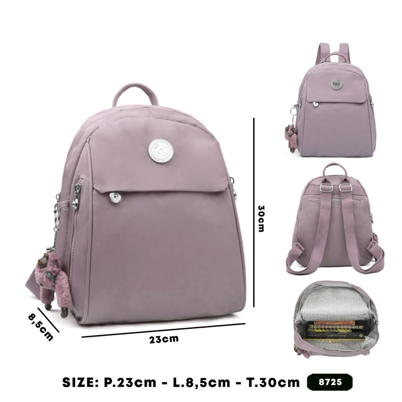 //Tas ransel wanita waterproof // tas ransel nylon // tas punggung // backpack kp8725