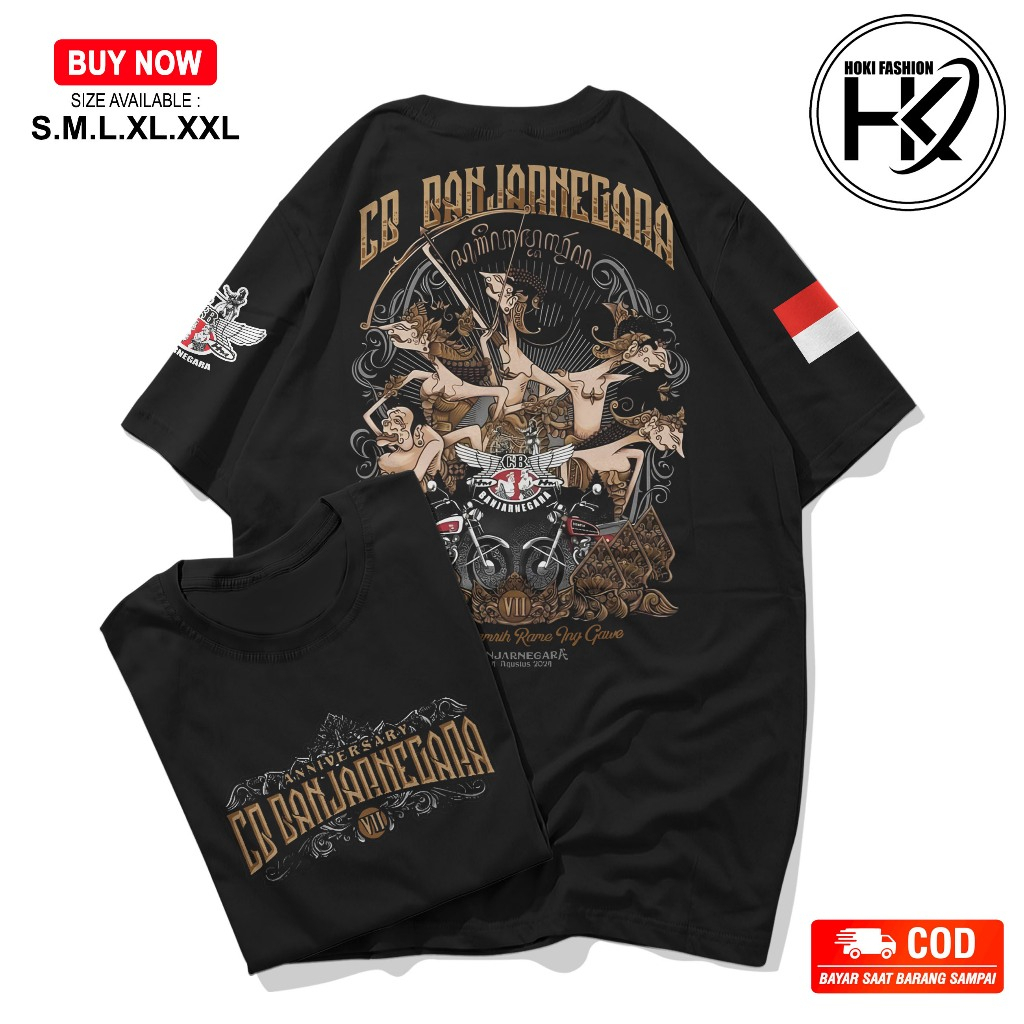 Kaos CB Banjarnegara 2024 Kaos Motor kaos Pria Distro