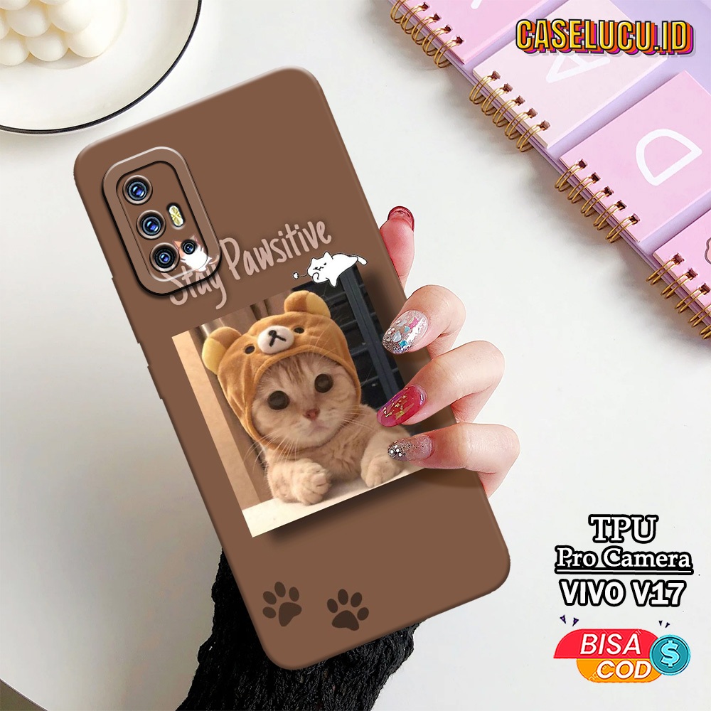 Casing Hp Vivo V17 Terbaru Fashion Case Kucing Case Hp Vivo V17 Soft Case Hp Vivo V17 Kesing Hp Sili