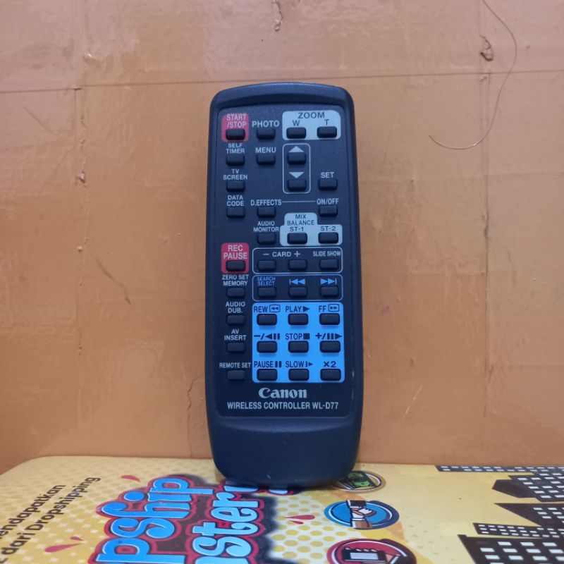 REMOTE CONTROLLER WIRELESS ORIGINAL CANON SERI WL-D77