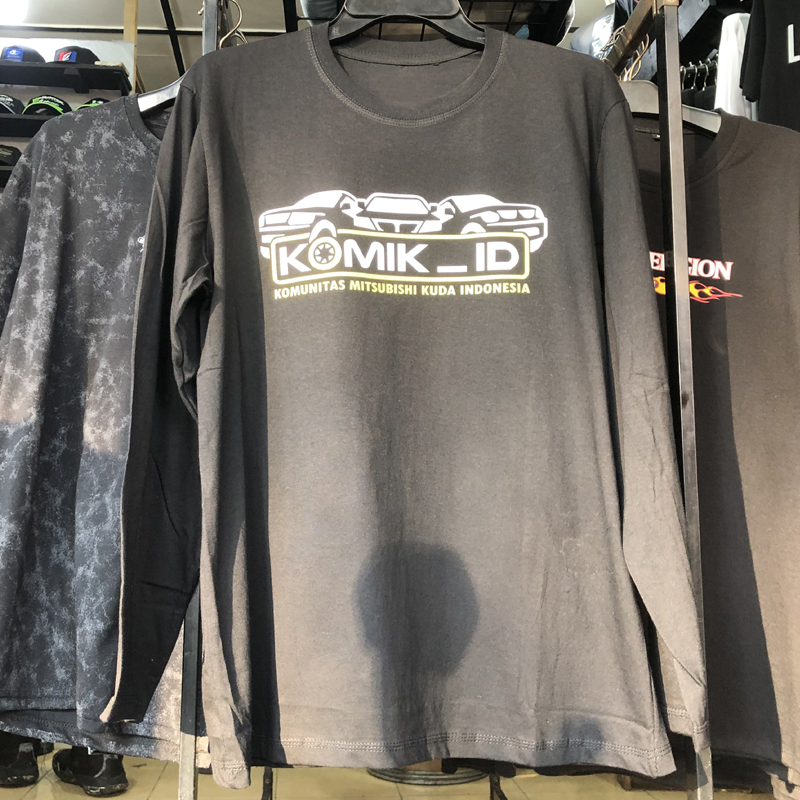 Kaos Komunitas Mitsubishi Kuda Tshirt Bahan 100% Cotton | Tangan Pendek & Tangan Panjang | Casual T-