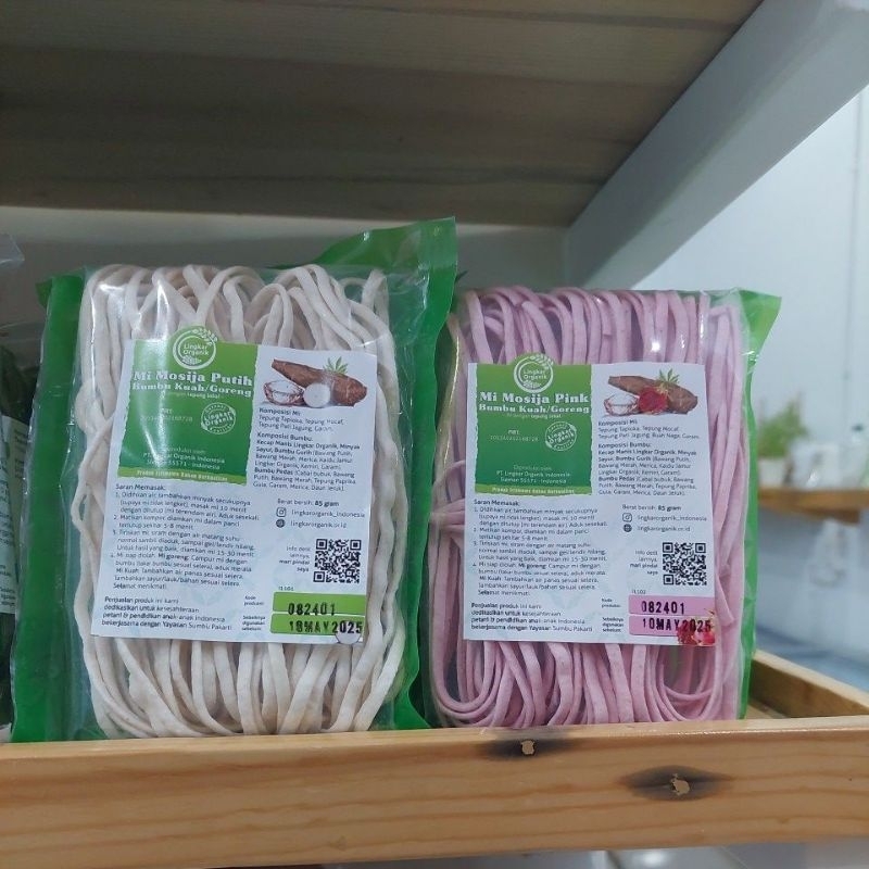 

Mie Mosija Kuah/Goreng Gluten Free Non MSG Non Pengawet Lingkar Organik