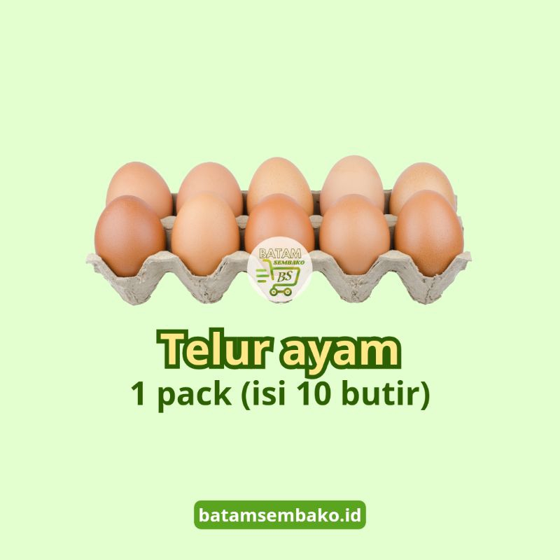 

Telur Ayam 1 pack | Telor Ayam