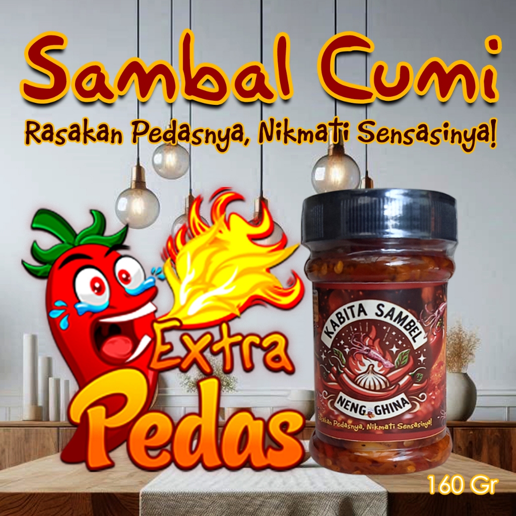 

EXTRA PEDAS Sambal Cumi Pedas | Kabita Sambal Neng Ghina