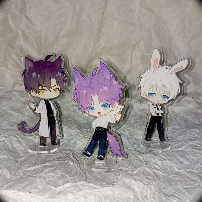 [ viesco ] Love And Deepspace Standee Akrilik Mini | Rafayel - Zayne - Xavier