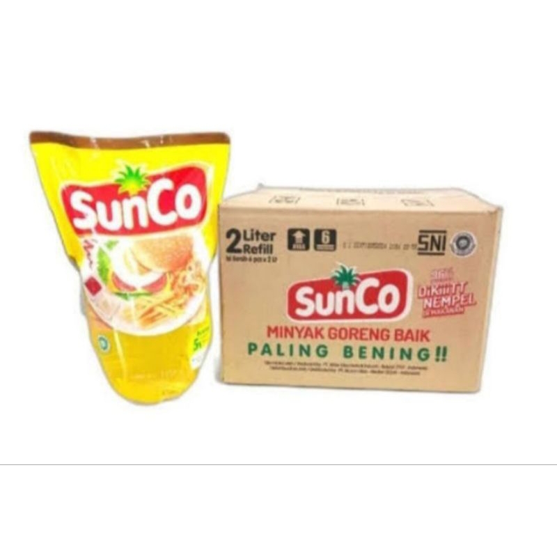 

CARGO Minyak goreng sunco 2L (1 dus=6 pcs)