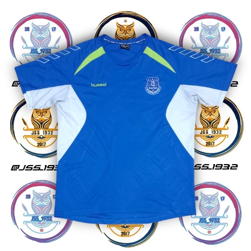 Jersey Bola EVERTON Training Kit ORIGINAL Murah Retro Vintage Rare Outfit Atasan Fashion Blokecore O