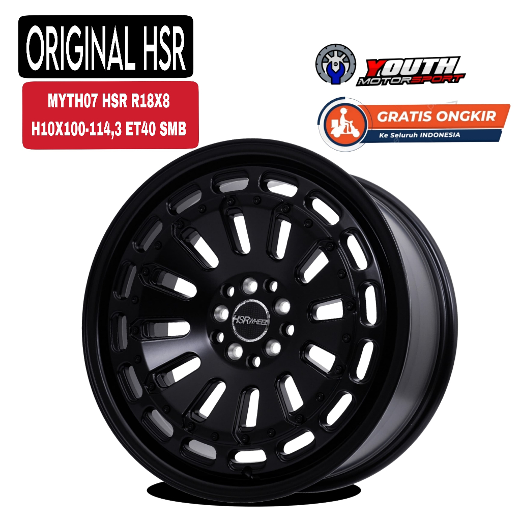 velg r18 original hsr rally look cocok untuk new xenia,veloz,inova,xpander,rush,terios dll