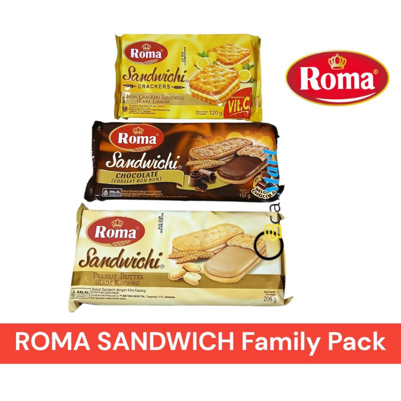 

[Gsv] Biskuit ROMA SANDWICH Besar FAMILY PACK