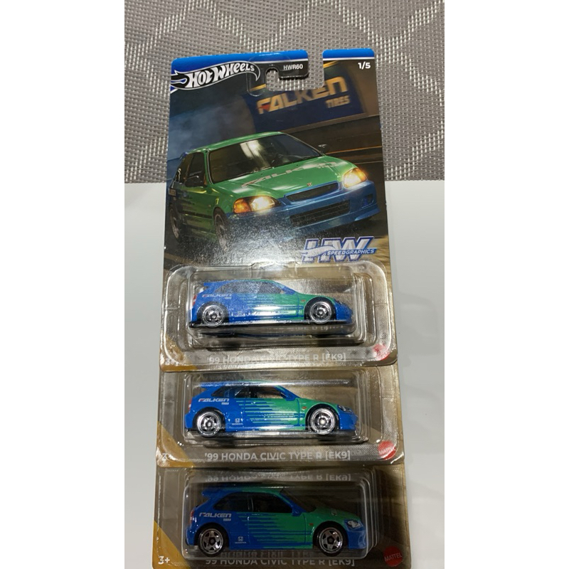 Hot Wheels Honda civic typer ek9