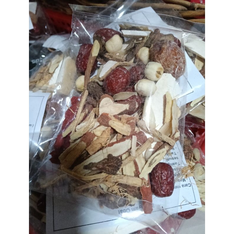 

Obat herbal tim ayam komplit 12 macam