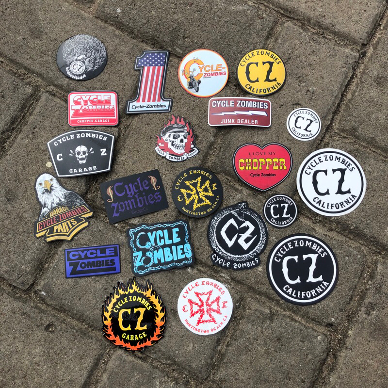 

Stickerpack Cycle Zombies , CZ Callifornia