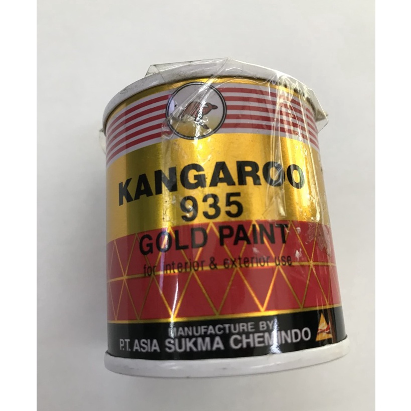 

PELAYANAN CEPAT BELI 2PCS GRATIS ONGKIR 3K CAT EMAS GOLD 1L 1LITER 1CC CAT KANGAROO 935 EMAS 1ML