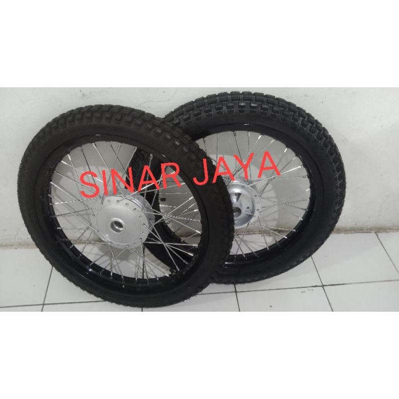 paket velg honda win ring 17 or 18 plus ban trail cross semi trail trabas win gran supra yt 115 dll