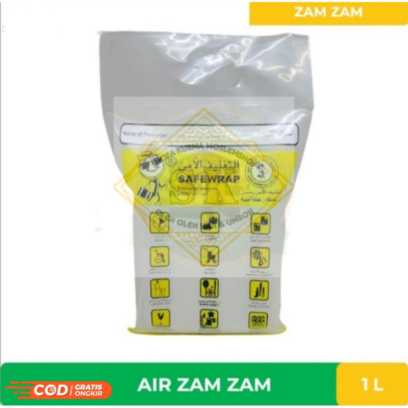 

Air Zam Zam 1 Liter Asli Original | Oleh Oleh Haji dan Umroh