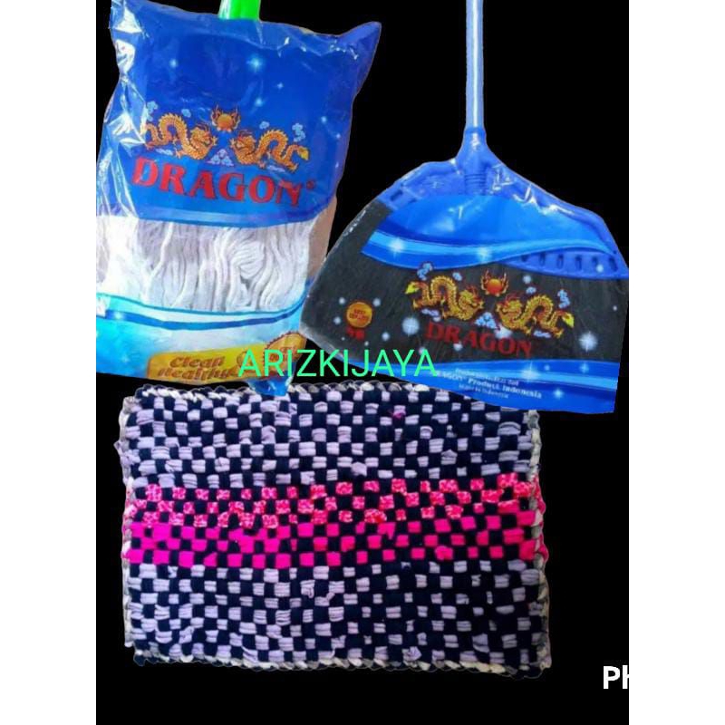 SAPU INJUK+PELAN DRAGON (INCLUD GAGANG)