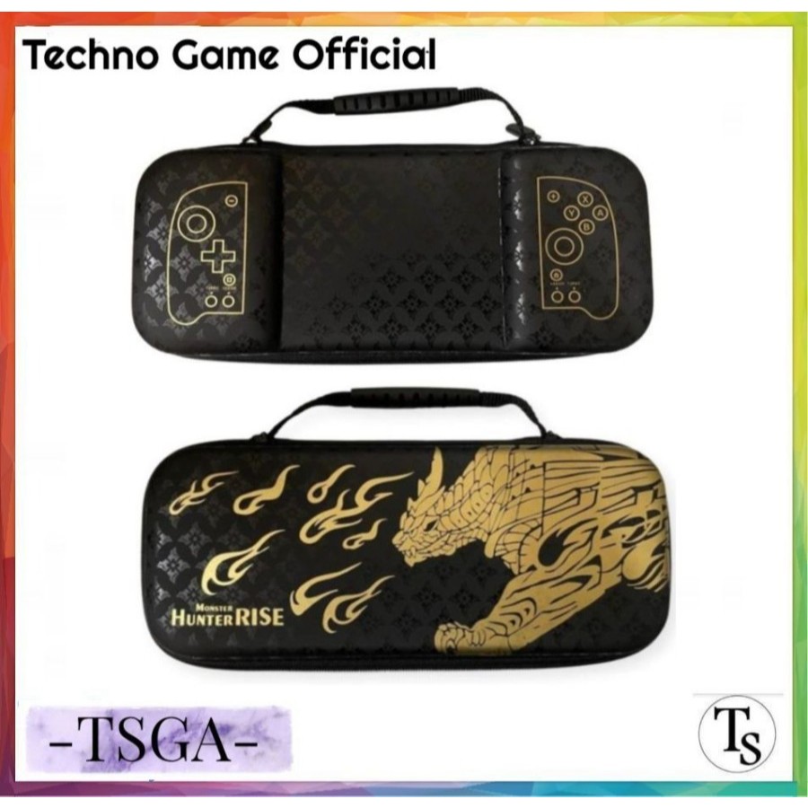 Travel Bag Pouch Case Monster Hunter Rise Tas Omelet Nintendo Switch