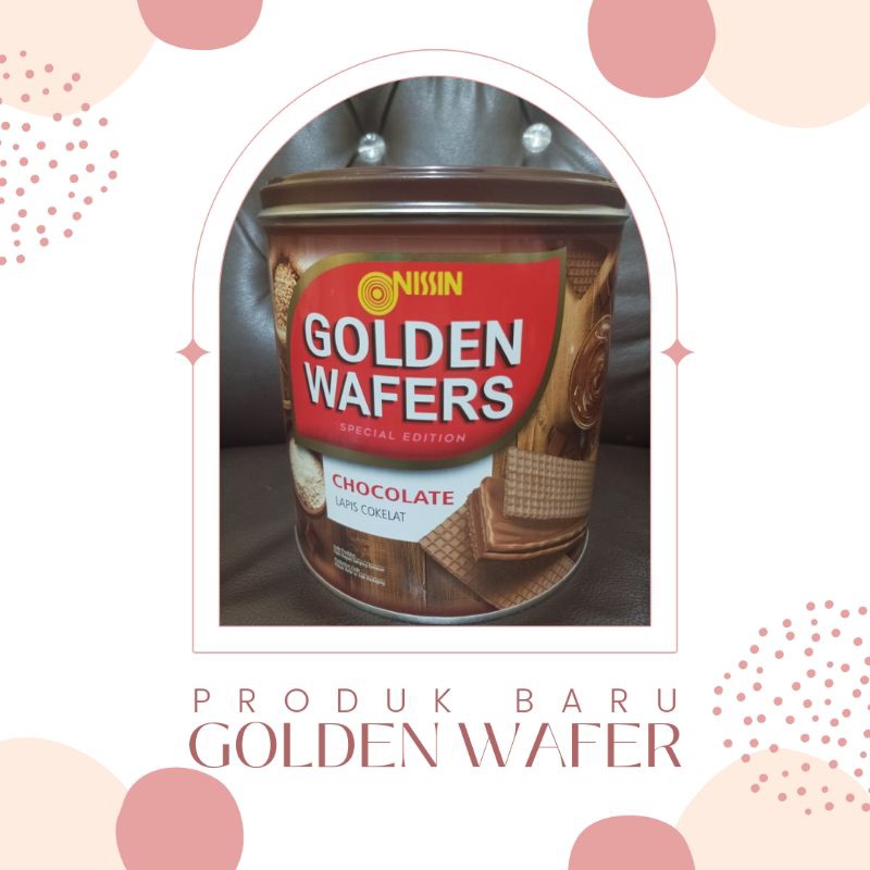 

NISSIN Golden Wafers Lapis Cokelat 267 gr