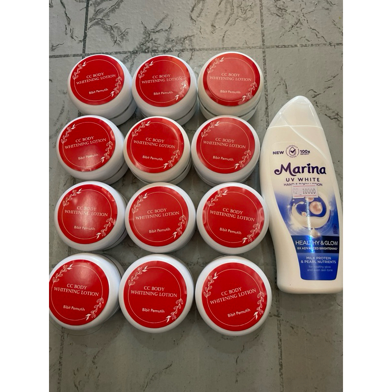 Bibit pemutih Original pengganti ARF body whitening Lotion CC Ima