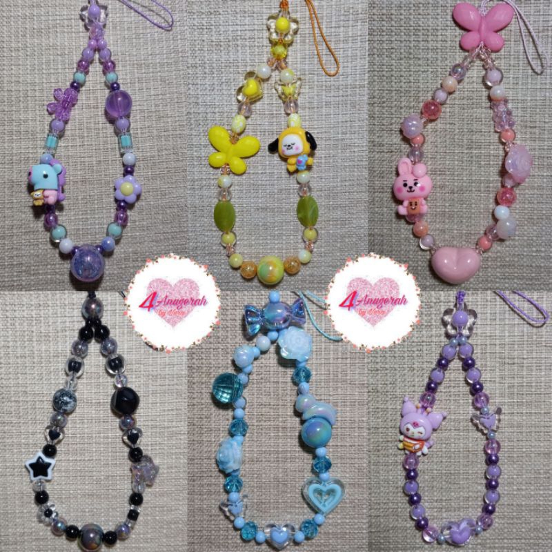 Strap Phone Handphone HP Gantungan HP Kunci Tas Tali hp Straphone Strapphone Strapon