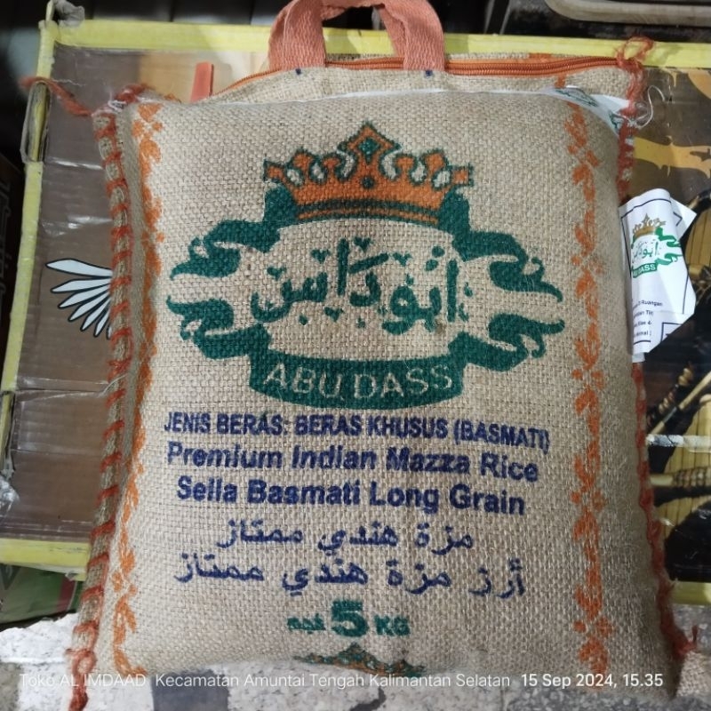 

Beras Arab Basmati Abu Dass 5kg