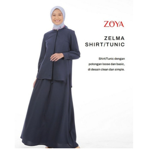 Zoya Zelma Blouse-Tunik Pakaian Muslim Wanita
