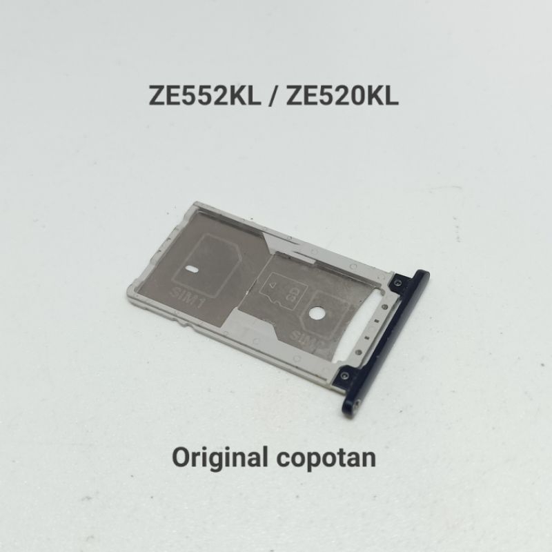 Simtray / Slot tempat kartu SIM Asus Zenfone 3 ZE552KL / ZE520KL / Z017DB Original