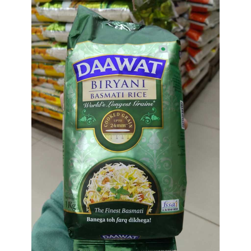 

Daawat Biryani Basmati Rice 1 Kg