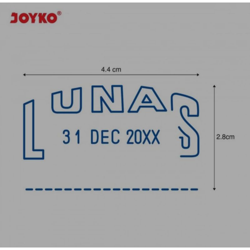 

Stempel Tanggal Lunas Joyko S-68
