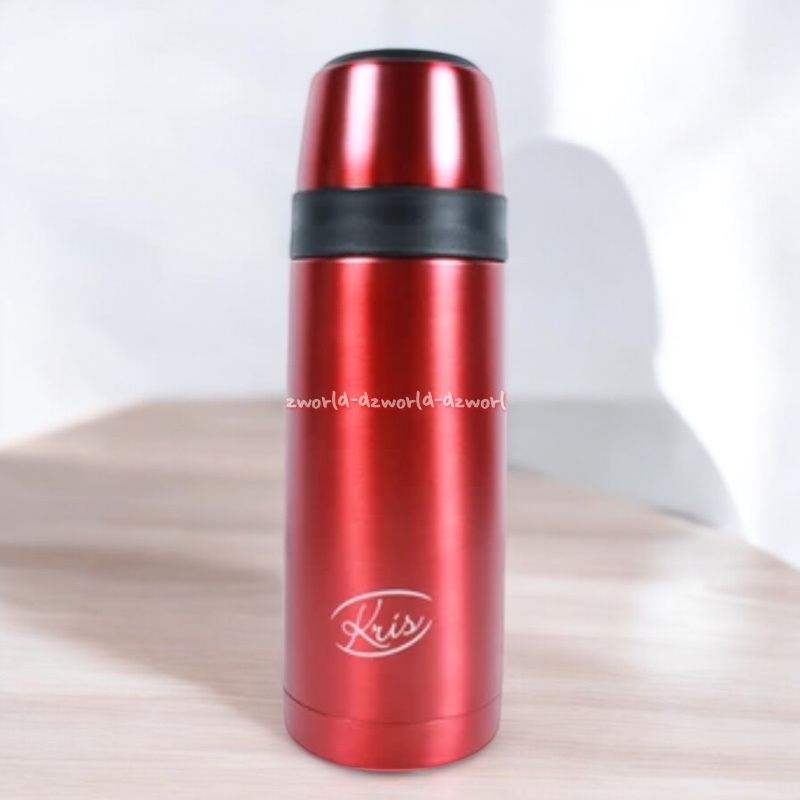 Kris 350ml Thermal Beverage Bottle Botol Termos Tempat Air Thermos Warna Merah Red Tahan Lama