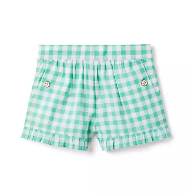 Janie and jack Gingham Ruffle Short