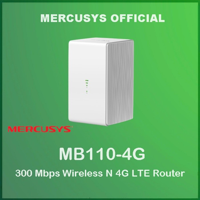 Mercusys MB110-4G N300 4G LTE Modem Wireless Router MB 110 - 4G