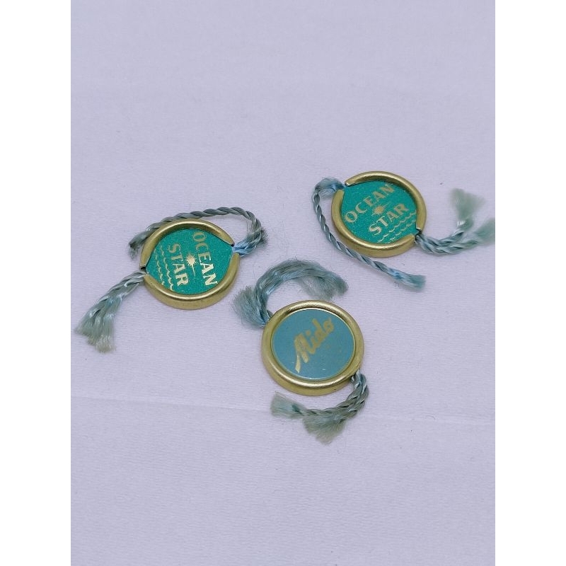 Mido Ocean Star hang tag gantungan label merk jam tangan antik mido original vintage watch part acce